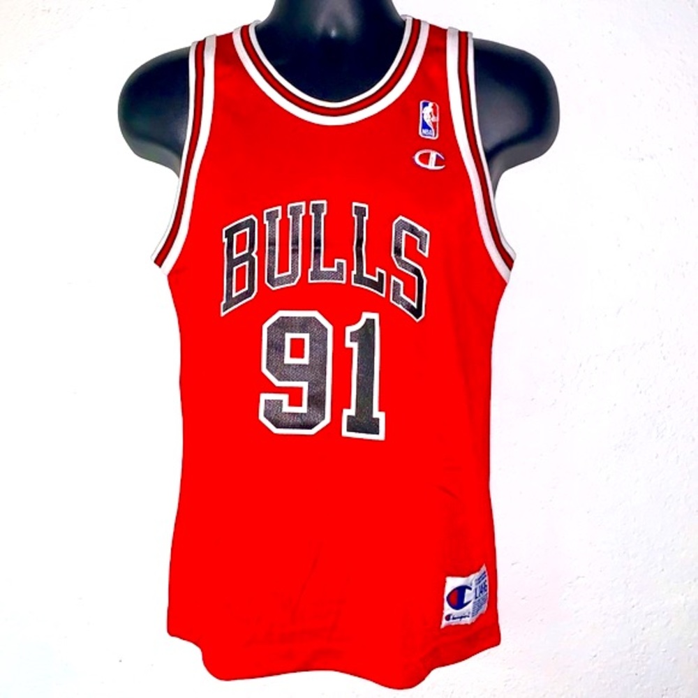 NBA / Champion - Vintage Dennis Rodman Jersey